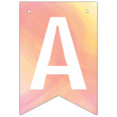 パイナップル及びフラミンゴのハッピーバースデーのパーティー バンティングフラッグ (第3の旗)