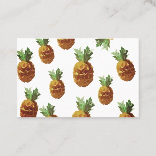 パイナップル名刺 名刺 (裏面)