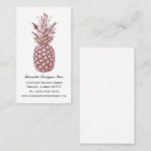 パイナップル名刺 名刺 (正面/裏面)