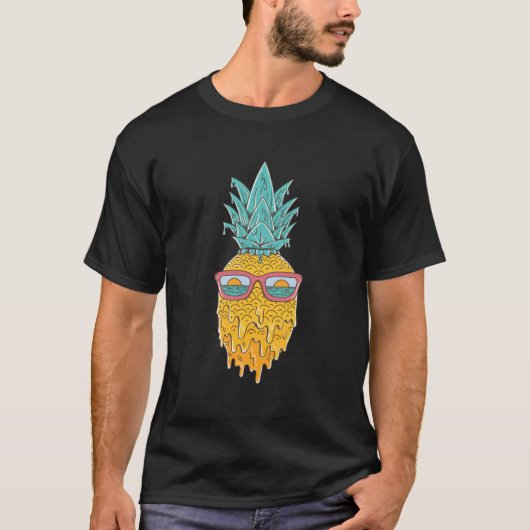 パイナップル夏 Tシャツ (正面)