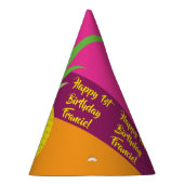 パイナップル子供の誕生日パーティー パーティーハット (右)