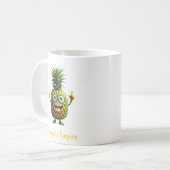 パイナップル帝国 – El PineCho コーヒーマグカップ (正面左)