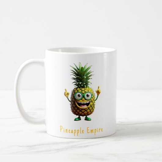 パイナップル帝国 – El PineCho コーヒーマグカップ (左)