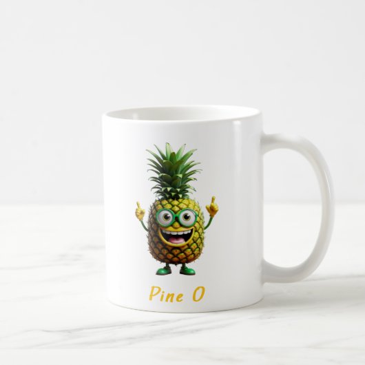 パイナップル帝国 – Pine O コーヒーマグカップ (右)