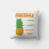 パイナップル愛好家の休暇家族の解剖学クール クッション (正面)