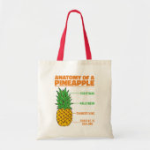 パイナップル愛好家の休暇家族の解剖学クール トートバッグ (正面)