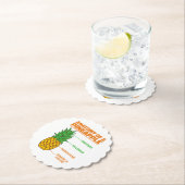 パイナップル愛好家の休暇家族の解剖学クール ペーパーコースター (インサイチュ)