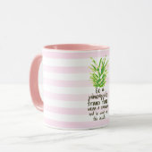 パイナップル感動的な引用文のタイポグラフィがあって下さい マグカップ (正面左)