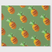 パイナップル折り紙ラッピング紙 ラッピングペーパー (フラット)