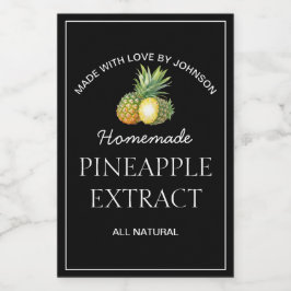 パイナップル抽出ラベル ワインラベル