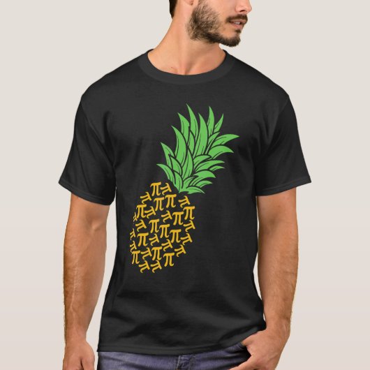 パイナップル数学数数学者Mathematics代数N Tシャツ (正面)