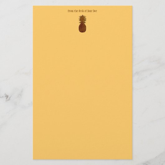 パイナップル文房具 便箋 (正面)