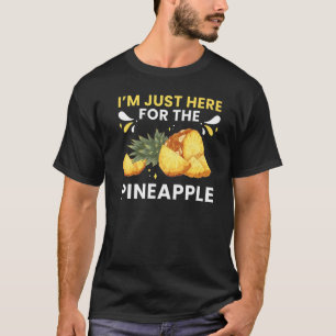 パイナップル果実植物ジュースおもしろいハワイアン引用文 Tシャツ
