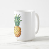 パイナップル果実 コーヒーマグカップ (正面右)