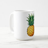 パイナップル果実 コーヒーマグカップ (正面左)