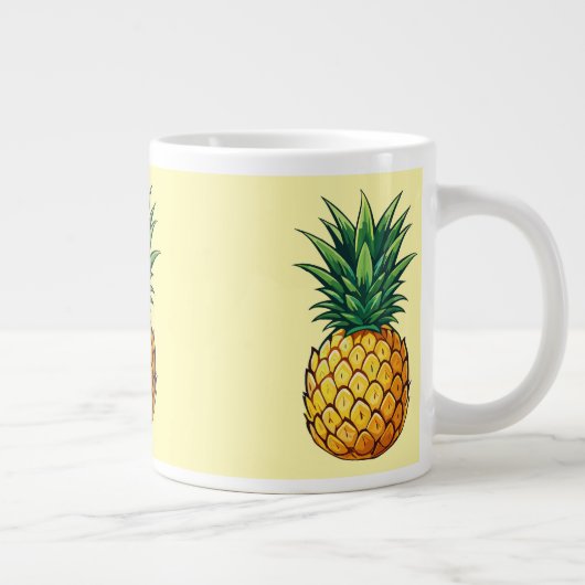 パイナップル果実 ジャンボコーヒーマグカップ (右)