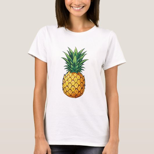 パイナップル果実 Tシャツ (正面)