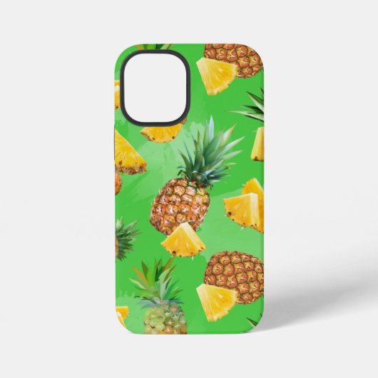 パイナップル柄 6 iPhoneケース (裏面)