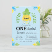 パイナップル氏Onederful第1誕生日 招待状 (スタンド正面)