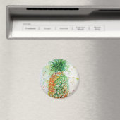 パイナップル水カラーアートライムグリーンマグネット マグネット (インサイチュ (食洗機))