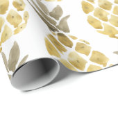 パイナップル水彩国素朴 ラッピングペーパー (ロールコーナー)