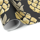 パイナップル水彩孔版国包 ラッピングペーパー (ロールコーナー)