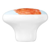 パイナップル水彩熱帯夏パーティー エレガント セラミックノブ (側面)