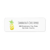 パイナップル水結婚色 ラベル (正面)