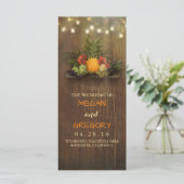 パイナップル熱帯ビーチライト結婚式 プログラム (スタンド正面)