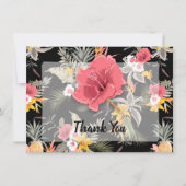 パイナップル熱帯フローラ サンキューカード (正面)