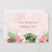 パイナップル熱帯フローラ サンキューカード (裏面)