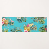 パイナップル熱帯ヨガマットブルー ヨガマット (正面(横))