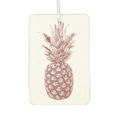 パイナップル熱帯性空気清浄剤 カーエアーフレッシュナー (正面)