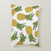 パイナップル熱帯果実パターン アクセントクッション (裏面(縦))