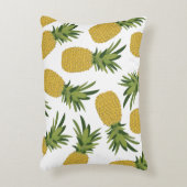 パイナップル熱帯果実パターン アクセントクッション (正面(垂直))