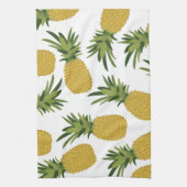 パイナップル熱帯果実パターン キッチンタオル (縦)