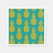 パイナップル熱帯果実 スタンダードカクテルナプキン (正面)