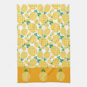 パイナップル熱帯柑橘島サマーフルーツ キッチンタオル (縦)