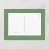 パイナップル熱帯植物の夏の誕生日パーティー インビテーションポストカード (裏面)