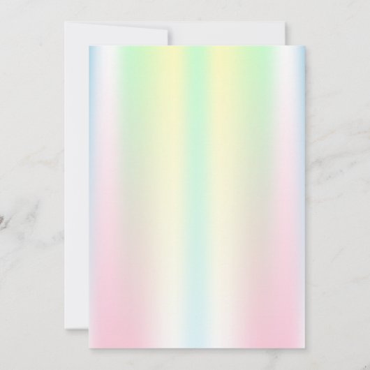 パイナップル熱帯花ベビーシャワー招待状 招待状 (裏面)