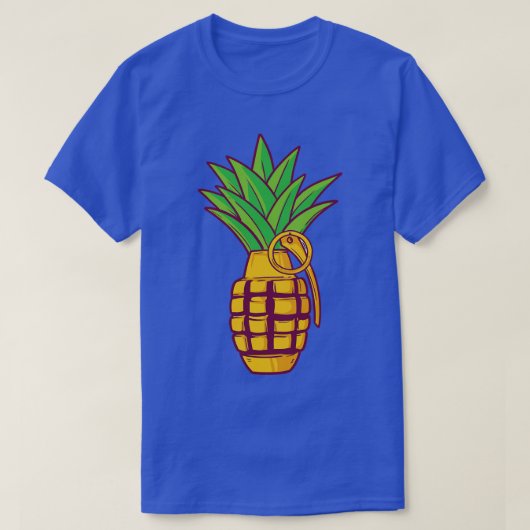 パイナップル爆弾グレネードビタミン Tシャツ (デザイン正面)