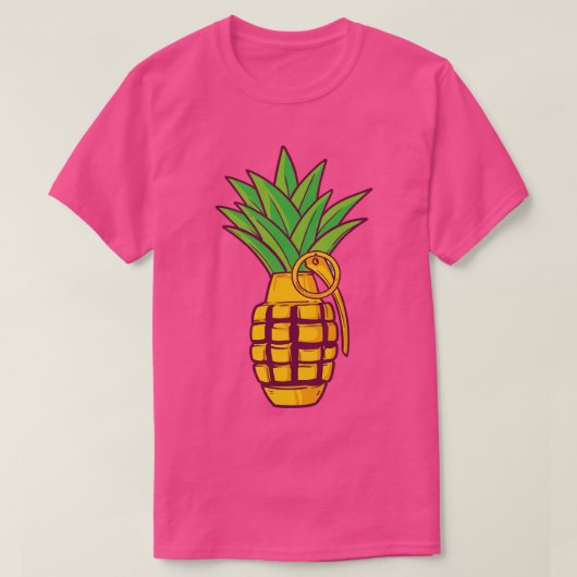パイナップル爆弾グレネードビタミン Tシャツ (デザイン正面)
