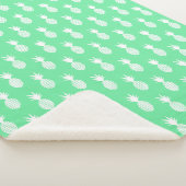 パイナップル真新しいパターン シェルパブランケット (3/4)