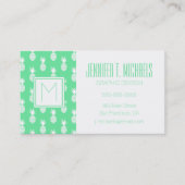 パイナップル真新しいパターン 名刺 (正面)