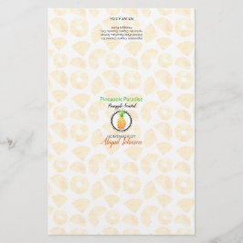 パイナップル石鹸の包装袋 |リネン紙