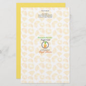 パイナップル石鹸の包装袋 |リネン紙 (正面/裏面)