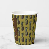 パイナップル紙カップ 紙コップ (裏面)