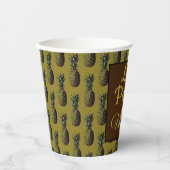 パイナップル紙カップ 紙コップ (正面)