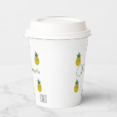 パイナップル紙カップ 紙コップ (左)