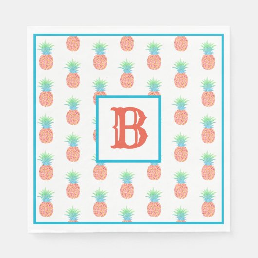 パイナップル紙ナプキン スタンダードランチョンナプキン (正面)